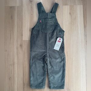 Levi's Kids Olive Corduroy Overalls size 2T - NWT